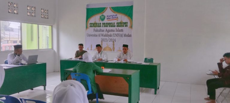 Pelaksanaan Ujian Seminar Proposal Gel III Prodi Pendidikan Agama Islam UNIVA Medan